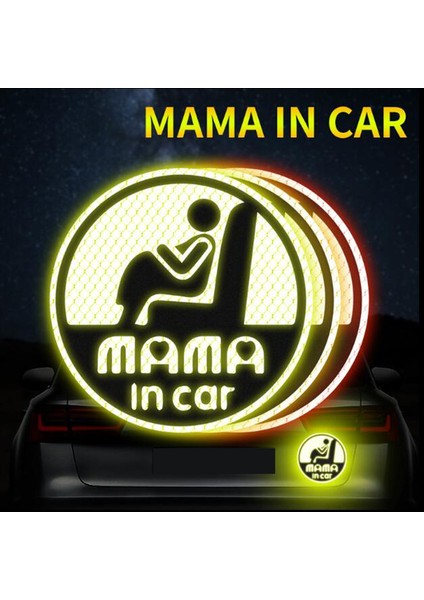 Mama Arabada Hamile Araç Sticker Pvc Renkli Çıkartmalar Nissan X-Traıl Qashqai Carola Vios A Için Sticker (Yurt Dışından) modelleri