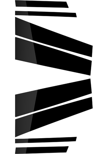 Bmw-X4 2019-2021 Araba Kapı Pencere Bc Sütun Mesajları Kapak Şerit Paneli Trim Pc Siyah 8 Paket (Yurt Dışından) fiyatları