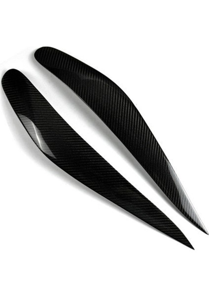 Araba Far Kaşları Karbon Fiber Trim Kapağı Bmw 7 Serisi F01 F02 2009-2014 Far Lambası Göz Kapağı Trim Çıkartmaları (Yurt Dışından) fiyatları