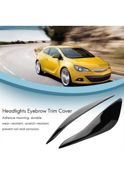 Farlar Kaş Göz Kapakları Trim Kapak Etiket Vauxhall Opel Insignia Için Standart 2008-2013 (Yurt Dışından) fiyatları