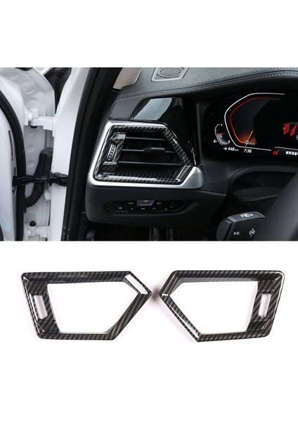 Bmw 3 Serisi Için G20 G28 2019-2020 Karbon Fiber Yan Klima Havalandırma Çıkışı Kapak Trim Etiket Lhd (Yurt Dışından) fiyatları