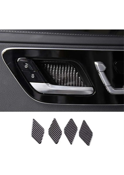Mercedes-Benz C Sınıfı Için W206 2022 2023 Yumuşak Karbon Fiber Araba Iç Kapı Kolu Kase Kapağı Trim Etiket Aksesuarları (Yurt Dışından) modelleri