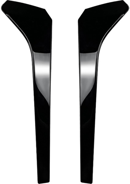 Vw Tiguan Mk2 R-Line 2017-2023 Parlak Siyah Araba Arka Cam Spoiler Yan Kanat Kapağı Trim Araba Aksesuarları (Yurt Dışından)