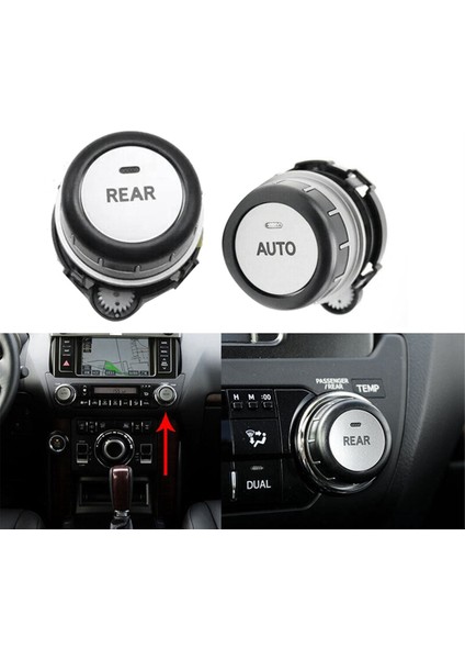 55904-60180 Ac Klima Otomatik Ünite Döner Düğme Anahtarı Toyota Land Cruiser Prado LC150 2010-2017 5590460180 (Yurt Dışından) fırsatları