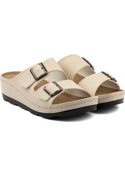 Flexstride Tokalı Ayarlanabilir Anatomik Rahat Kadın Terlik modelleri