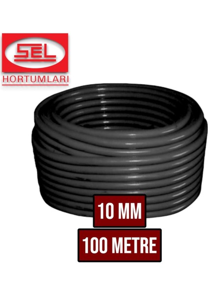 Hortum 10 mm Sel Siyah 100 mt