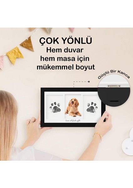 Moky Design Bebek El Ayak Izi Seti, Erkek Kız Yenidoğan Bebek Hediyesi, Temaszız Mürekkep Baskı Seti (2 Adet) modelleri