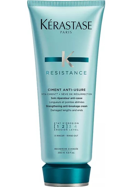 Resistance Reconstruction Ciment Thermique Yıpranmış Saçlar Için Kremi 200 ml
