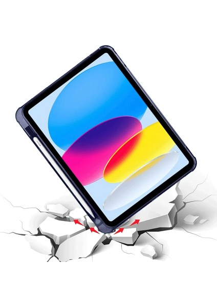 Samsung Galaxy X610 Tab S9 Fe Plus 12.4 Kılıf Kalemlikli Mars Tablet Kılıfı - Mavi Mrayd indirimleri