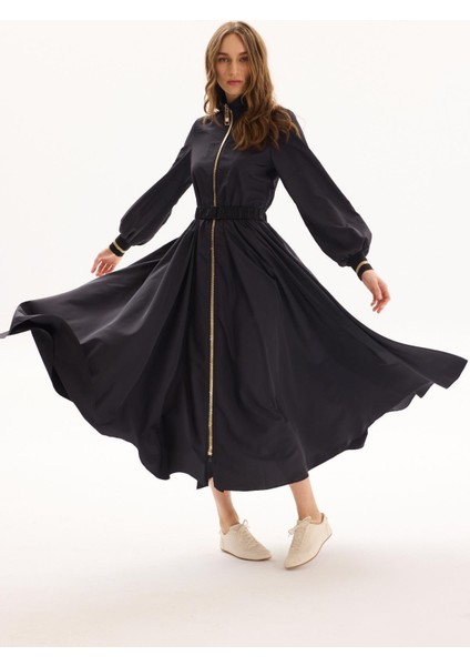 Missemramiss 4828 Shıny Zıpper Elbise