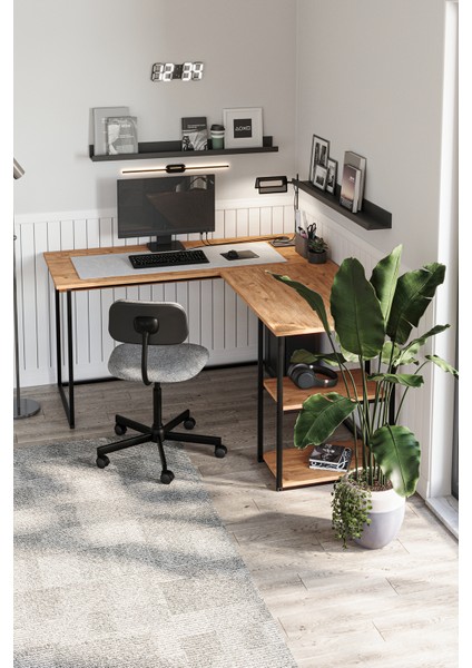 Çalışma Masası Ofis Masası Köşe Masa Bilgisayar Masası Odin Çam