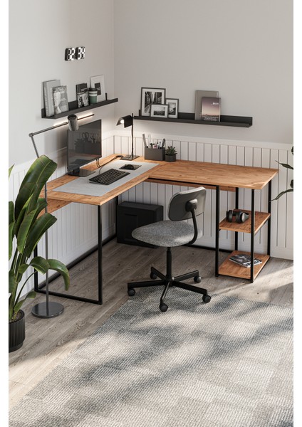 Çalışma Masası Ofis Masası Köşe Masa Bilgisayar Masası Odin Çam