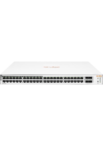 e Aruba Ion JL815A 48 Port Gıgabıt / 24 Port Poe + 4X1GB Sfp Uplınk Yönetilebilir 370W Poe Racmount Swıtch