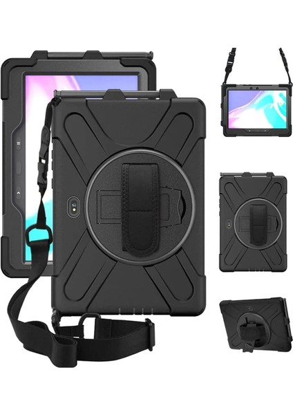 Samsung Galaxy T638 Tab Active 4 Pro Kılıf Amazing Tablet Kapak - Siyah Mrayd