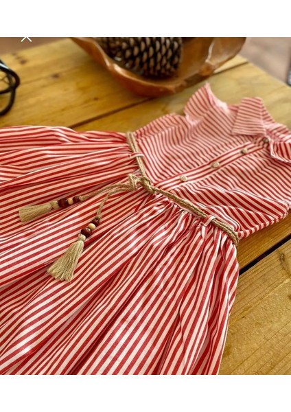 Kırmızı Organik Pamuk Çan Elbise fiyatları