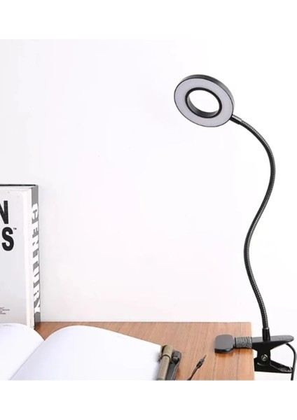 9 Mod LED Çok Fonksiyonlu Akrobat Masa Lambası Şiddeti Ayarlanabilir 3 Farklı Işık Rengi USB Girişli