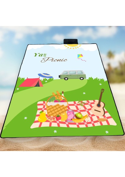 Çocuk Deniz ve Plaj Malzemeleri, Plaj Matı, Kum Tutmayan Plaj Örtüsü, Plaj Minderi 150-200 cm
