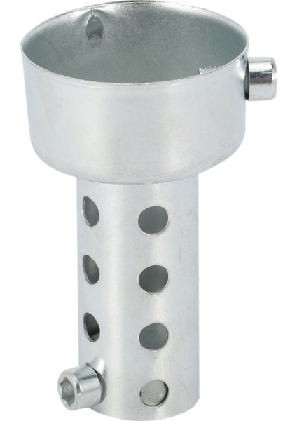 Gümüş Motosiklet Egzoz Kutusu Susturucu Ekleme Baffle Db Killer Susturucu 45MM x 80MM (Yurt Dışından)