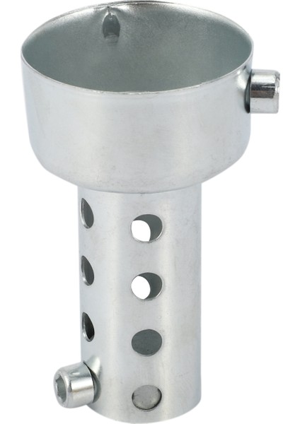Gümüş Motosiklet Egzoz Kutusu Susturucu Ekleme Baffle Db Killer Susturucu 45MM x 80MM (Yurt Dışından)