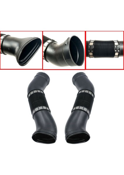 2 Adet Araba Hava Emme Kanalı Hortumu 1120943782 1120943682 Mercedes Benz Için W220 S280 S320 S350 1999-2005 (Yurt Dışından) modelleri