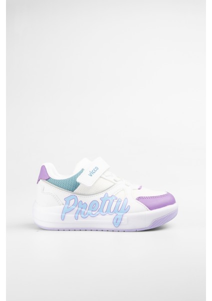 Pretty Işıklı Kız Bebek Beyaz Sneaker