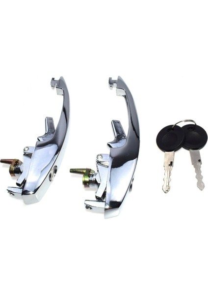 1 Çift Sol Sağ Dış Kapı Kolu 2 Anahtarla -Super Beetle Bug 1968-1979 113898205M,113837205M Yeni (Yurt Dışından)