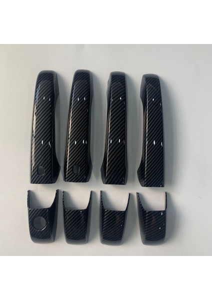 Jeep Grand Cherokee Patriot/dodge Için Karbon Desenli Araba Kapı Kolu Trim Kapı Kolu (Yurt Dışından)
