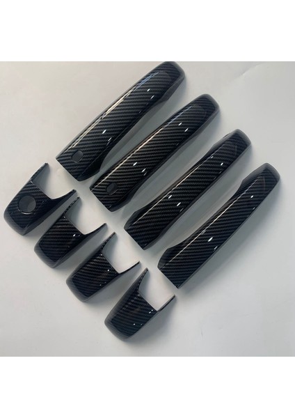 Jeep Grand Cherokee Patriot/dodge Için Karbon Desenli Araba Kapı Kolu Trim Kapı Kolu (Yurt Dışından)