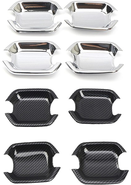 Araba Stili Krom Kollar Kaseler Çerçeve Kapak Trim Mitsubishi Pajero V80 V93 V95 V97 V98 2007-2021 (Yurt Dışından)