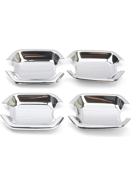 Araba Stili Krom Kollar Kaseler Çerçeve Kapak Trim Mitsubishi Pajero V80 V93 V95 V97 V98 2007-2021 (Yurt Dışından)