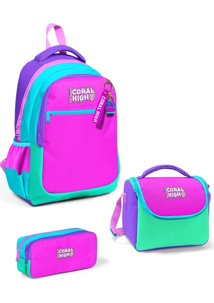 Kids Çok Renkli 3’lü Okul Çanta Seti SET0114426