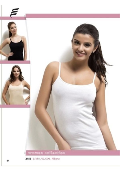 Erdem Bayan Ip Askı Kaskorse Atlet 2153