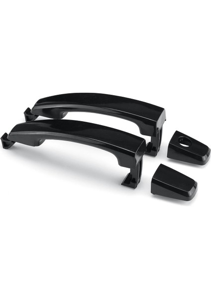 Chevrolet Captiva Sport/aveo/saturn Için 2x Ön Sol ve Sağ Anahtar Deliği Parlak Siyah Abs Kapı Dış Kolu Kılıfları (Yurt Dışından) fırsatları