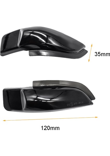 Araba LED Dinamik Dikiz Aynası Işık Dönüş Sinyali Göstergesi Toyota Corolla Yaris XP130 Auris Camry Prius Mavi Işık (Yurt Dışından) fırsatları