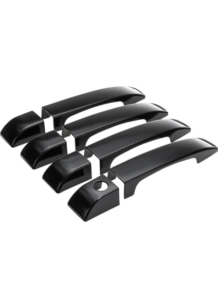 Araba Kapı Kolu Trim Parlak Siyah Dış Kapı Kolları Land Rover Range Vogue L322 2002-2012 Için Kapak (Yurt Dışından)