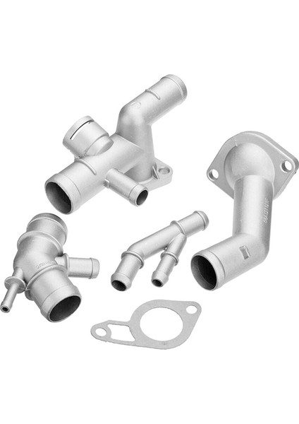 5 Adet Set 06A121132A Vw Için Yedek Mk4 1.8t Tt Alüminyum Soğutucu Flanş Yükseltme Kiti Motor Soğutma Soğutucu (Yurt Dışından)
