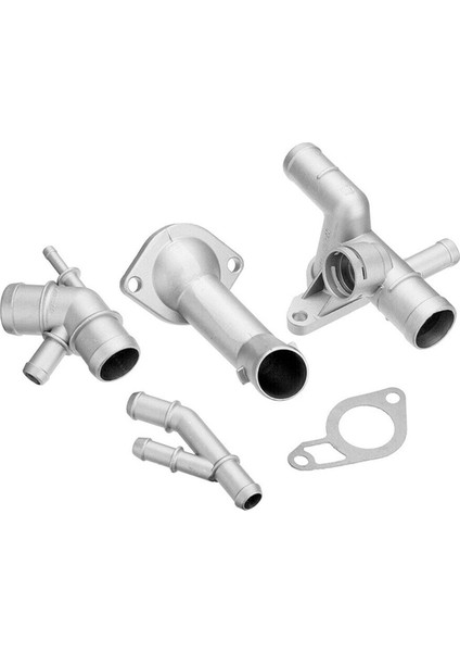 5 Adet Set 06A121132A Vw Için Yedek Mk4 1.8t Tt Alüminyum Soğutucu Flanş Yükseltme Kiti Motor Soğutma Soğutucu (Yurt Dışından)