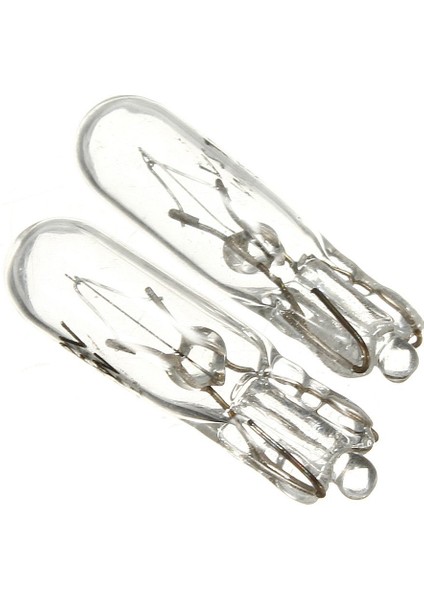 10X T5 286 12V 2W Ampul Lambaları Halojen Ampul Araç Enstrümanı, Sarı (Yurt Dışından)