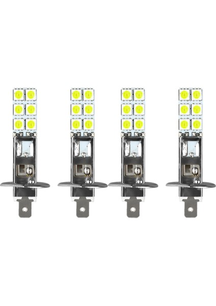 4pcs H1 6000K Süper Beyaz 80W LED Far Ampulleri Kiti Sis Sürüş Işığı (Yurt Dışından)