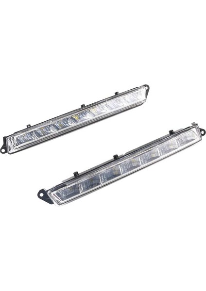 Çift LED Gündüz Farı Mercedes Benz X164 GL350 GL450 GL500 LED Sis Drl A1649060351 A1649060451 (Yurt Dışından)