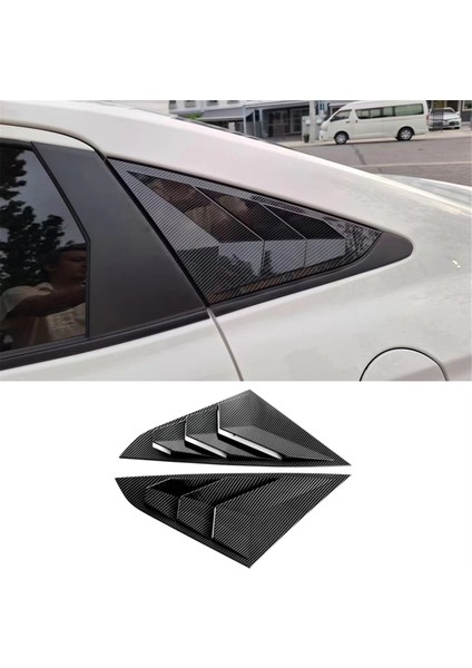 Toyota Yaris Ativ/vios 2023 2024 Araba Pencere Panjur Üçgen Panjur Spoiler Kapak Trim Aksesuarları Abs Karbon Fiber (Yurt Dışından) modelleri