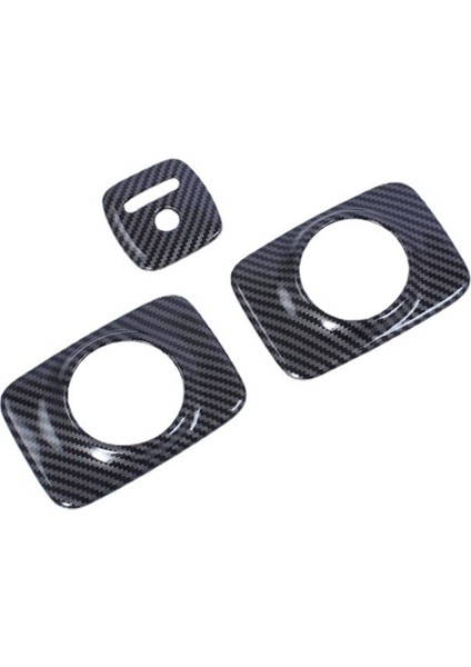 Araba Orta Sıra Çatı Hava Çıkış Çerçevesi Dekoratif Aksesuarları Toyota Alphard 2016-2019 Için Karbon Fiber Desen (Yurt Dışından)