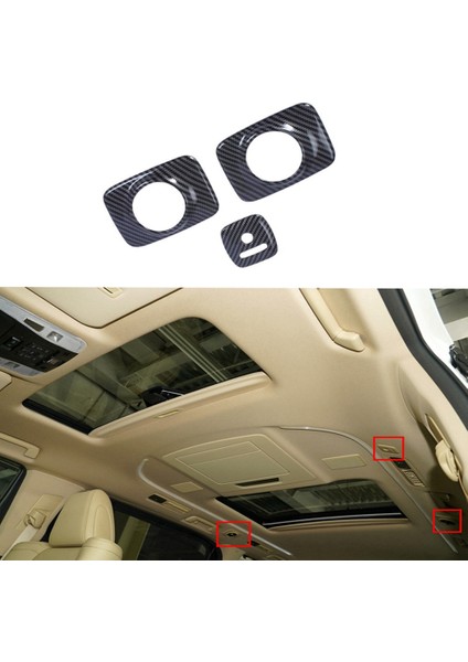 Araba Orta Sıra Çatı Hava Çıkış Çerçevesi Dekoratif Aksesuarları Toyota Alphard 2016-2019 Için Karbon Fiber Desen (Yurt Dışından) indirimleri