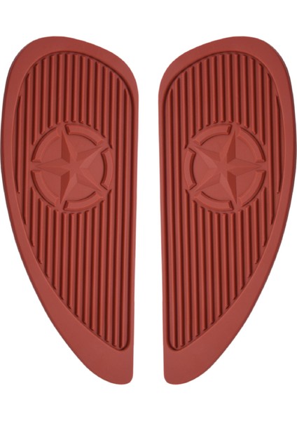 1 Çift Motosiklet Tankı Çekiş Pedi Yan Gaz Diz Tutma Koruyucusu Kaymaz Etiket Kawasaki Suzuki Honda Kahverengi (Yurt Dışından)