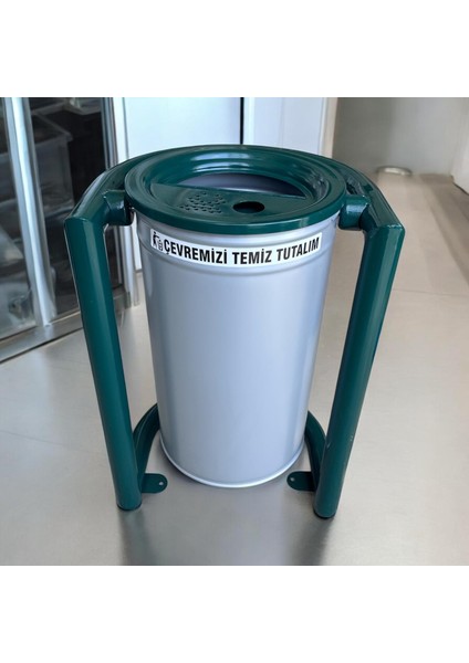 Dış Mekan Çöp Kovası SGC07B, Metal Sallanır 30L