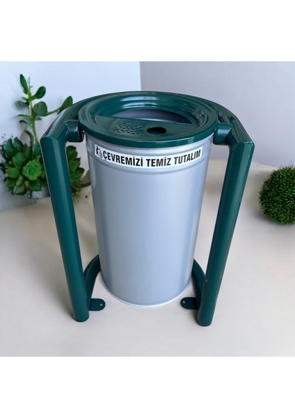 Dış Mekan Çöp Kovası SGC07B, Metal Sallanır 30L