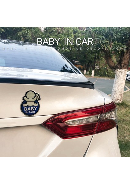 Bebek Araba Etiketi Bebek Gemide Araba Alüminyum Etiket Nissan X-Traıl Qashqai Skoda Octavia Fabia Renault Clio A (Yurt Dışından)