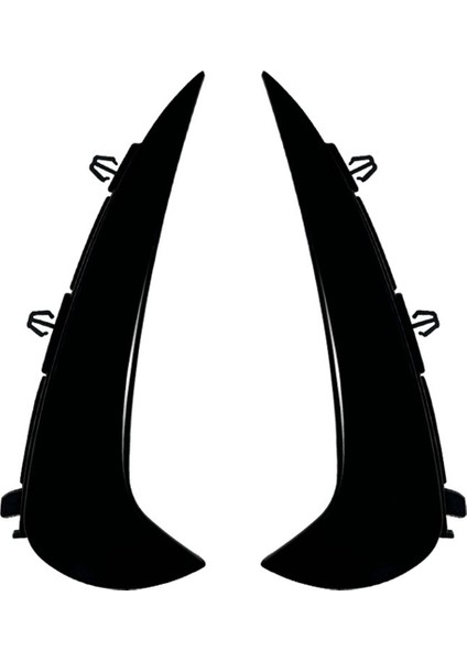 Mercedes Benz Glc Sınıfı X254 Amg Line 2023 2024 Arka Tampon Trim Dudak Spoiler Çamurluk Kanatçıkları Kanatçıklar, Siyah (Yurt Dışından)