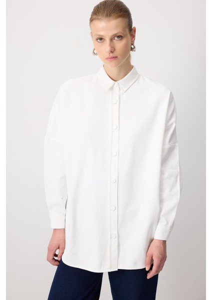 Oversize Basic Gömlek