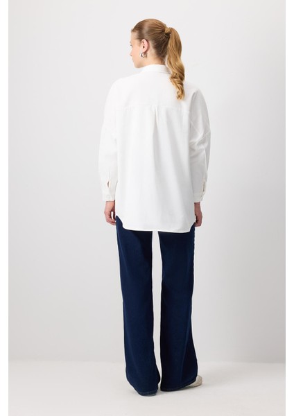 Oversize Basic Gömlek